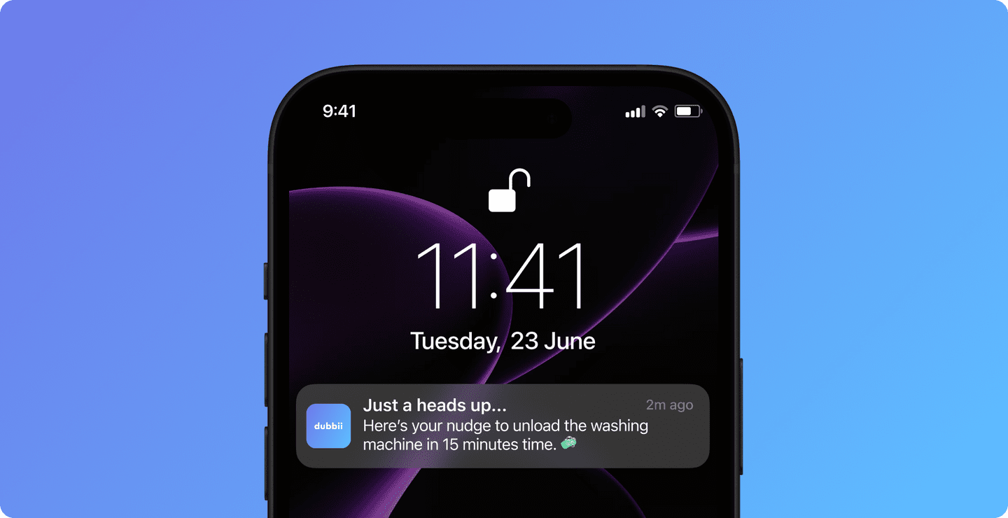 dubbii app notification