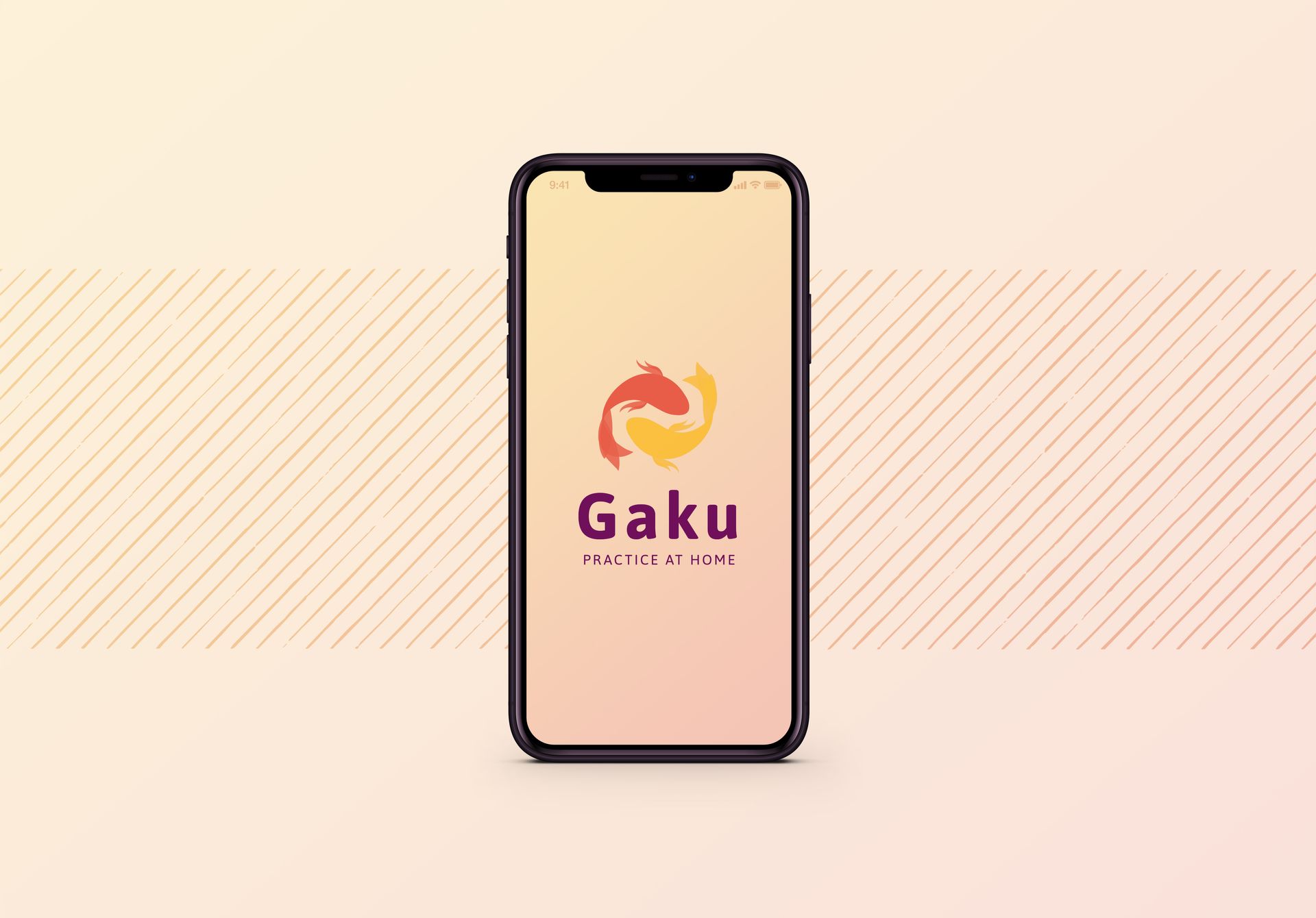 Gaku logo on an iPhone