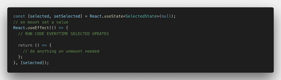 Code Snippet - useEffect